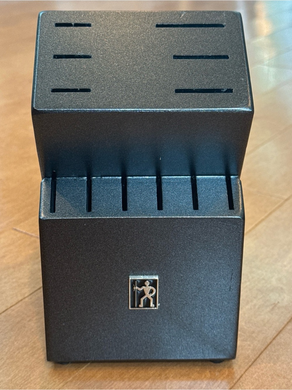Zwilling J.A. Henckels Black Wood 12-Slot Counter Top Knife Block *Empty*